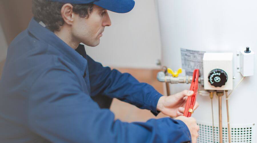 Local tankless water heater installation in Central City, IA